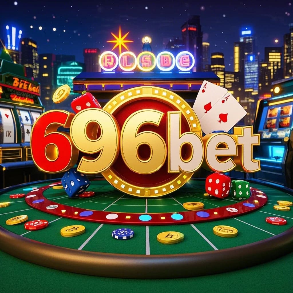 Imagem promocional da 696bet mostrando a plataforma e suas vantagens